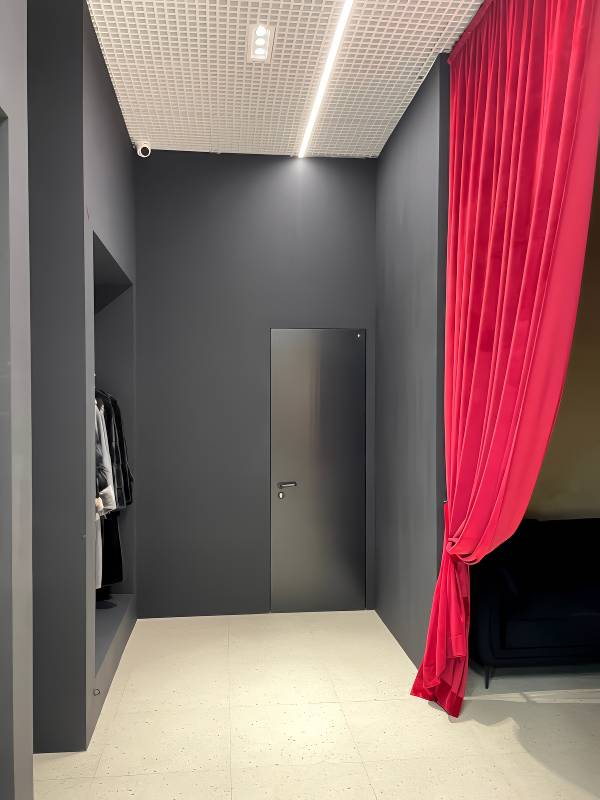 Огнестойкая дверь со скрытыми петлями