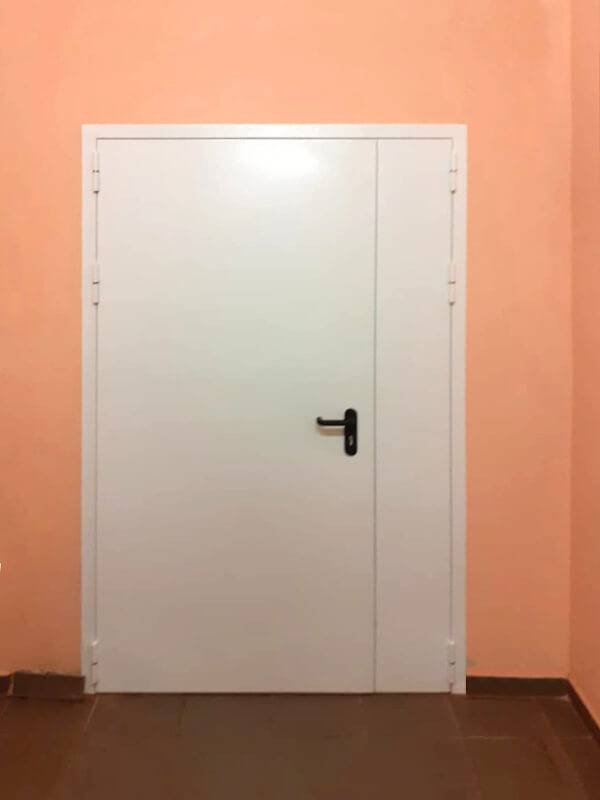 Полуторная дверь (внешняя сторона)