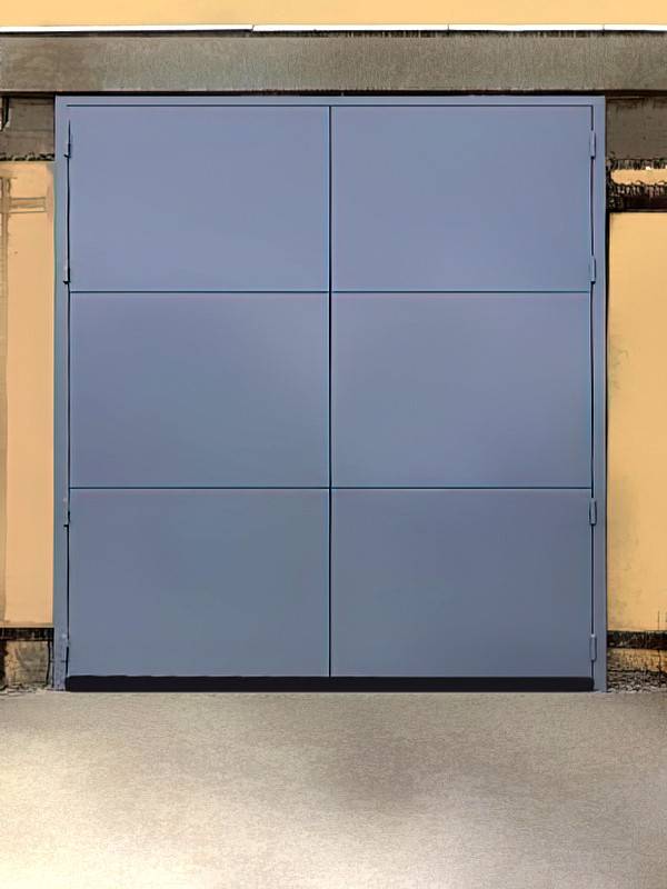 Ворота 4×4 метра, фото с улицы (г. Балашиха)